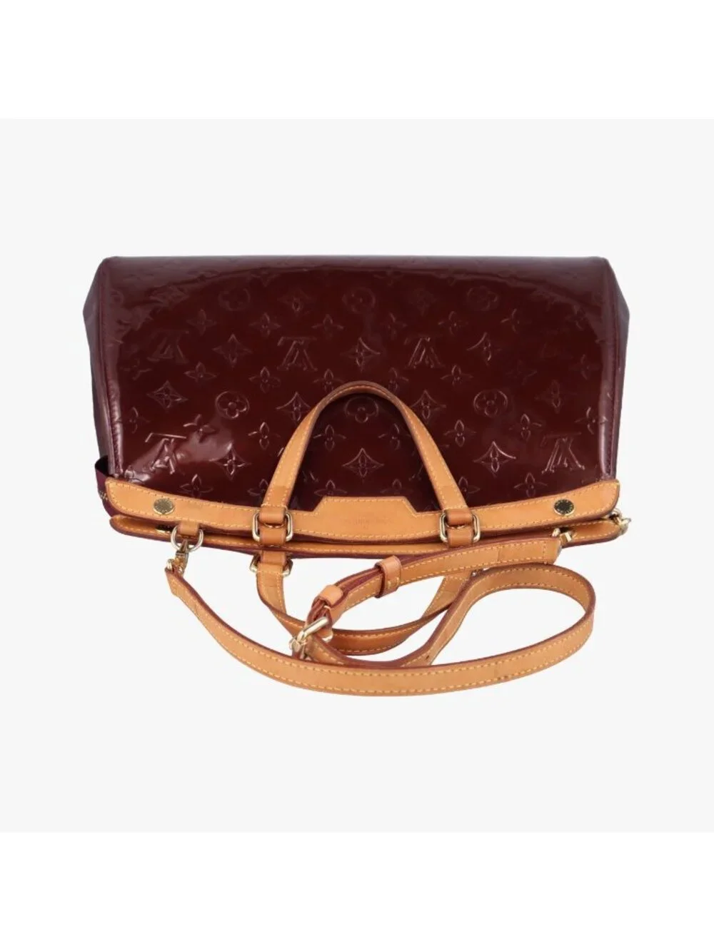 Louis Vuitton Blair MM Rouge Fauvist Vernis Shoulder Bag